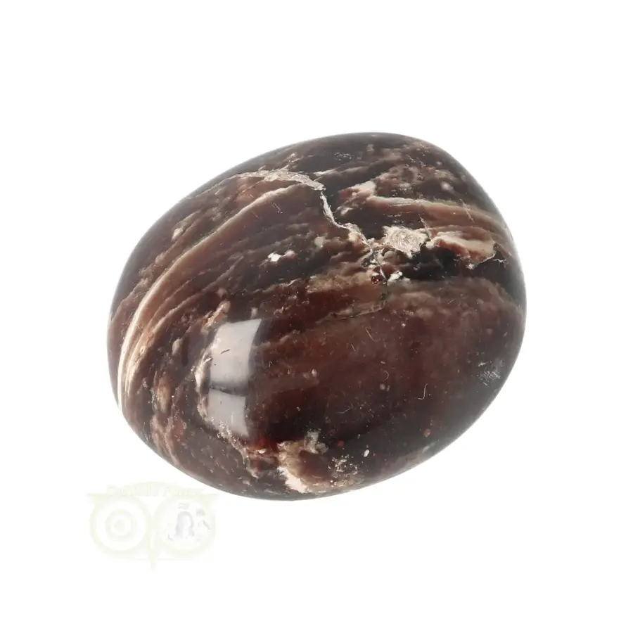 Zwarte Opaal  handsteen Nr 9 - 55 gram - Madagaskar-8