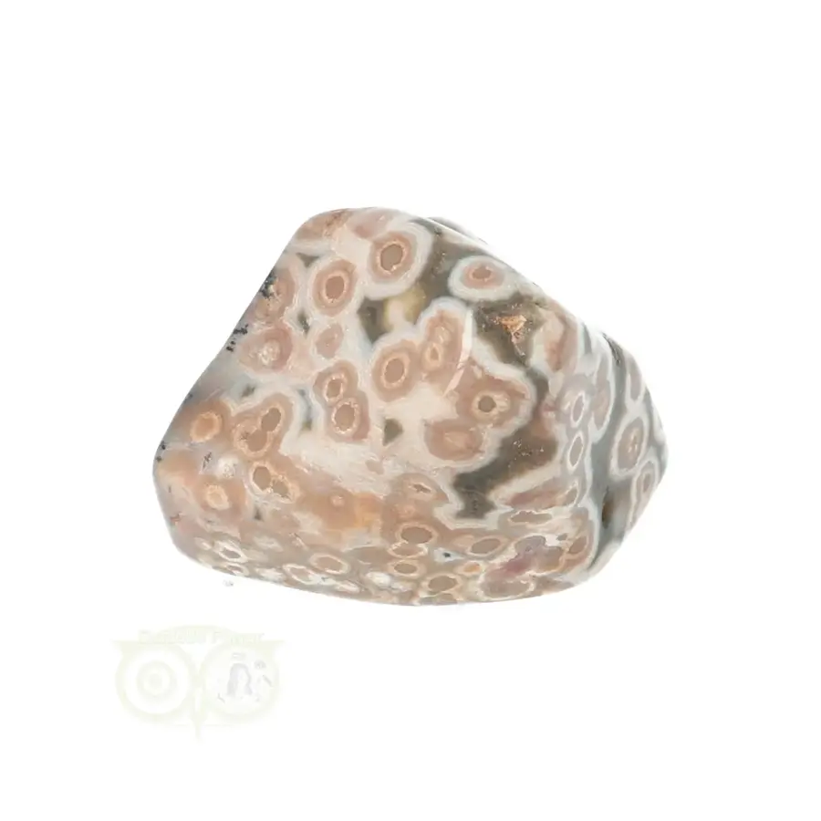 Oceaan Jaspis trommelsteen Nr 41 - 15 gram-3