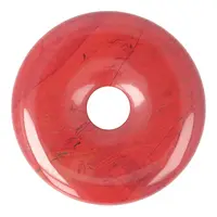 thumb-Rode Jaspis Donut hanger Nr 19 - Ø 5 cm-1