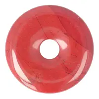 thumb-Rode Jaspis Donut hanger Nr 19 - Ø 5 cm-3