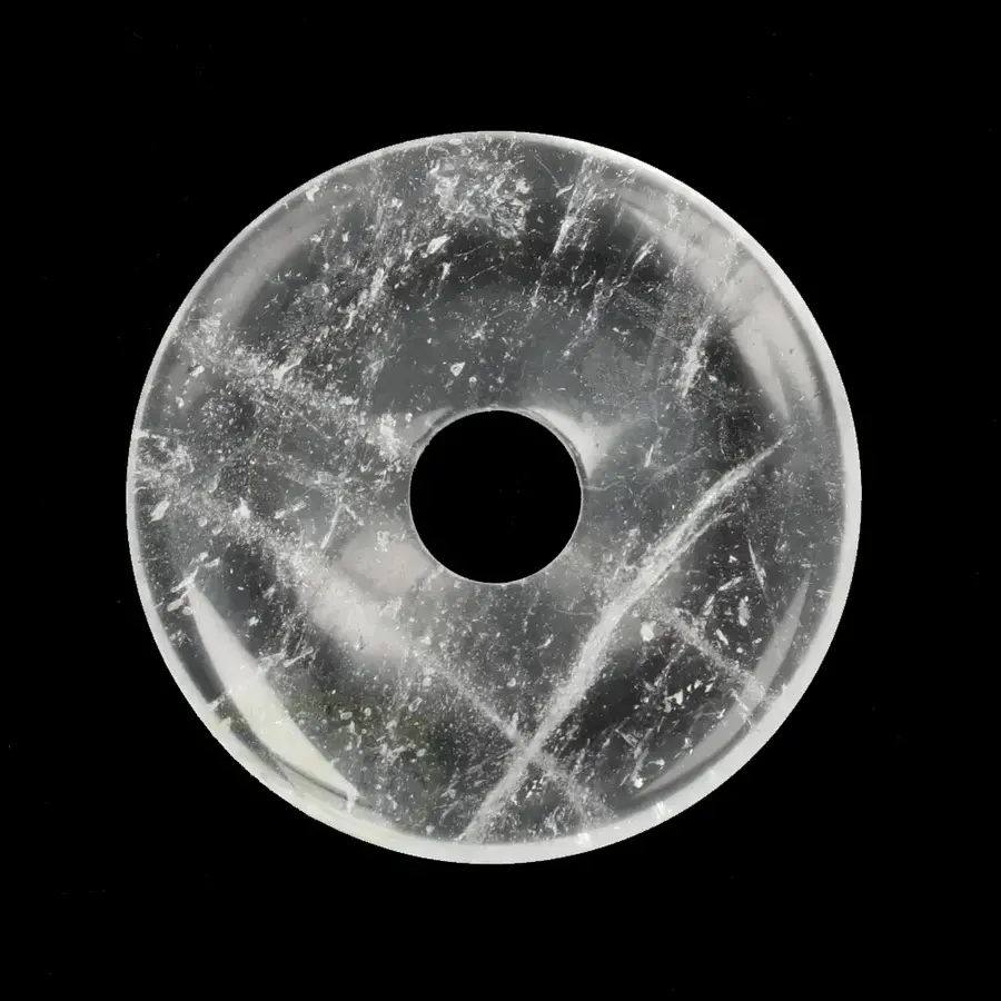Bergkristal Donut hanger Nr 18 -  Ø 4 cm-2