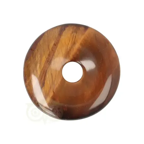 Tijgeroog Donut hanger Nr 18 - Ø 3 cm 