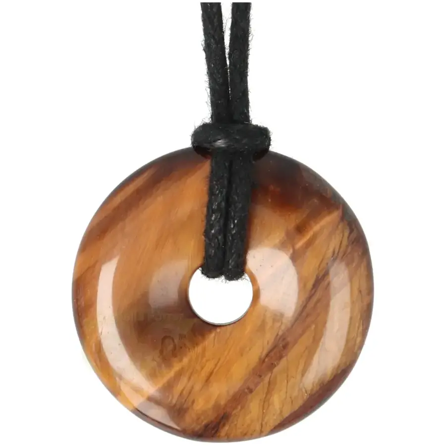 Tijgeroog Donut hanger Nr 18 - Ø 3 cm-2