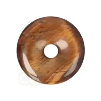 thumb-Tijgeroog Donut hanger Nr 19 - Ø 3 cm-1