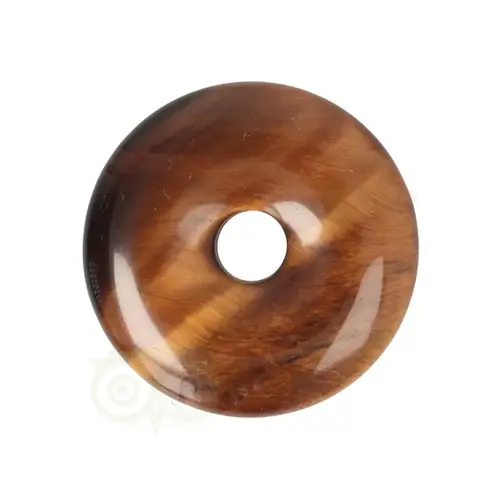 Tijgeroog Donut hanger Nr 20 - Ø 3 cm 