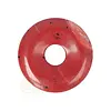 Rode Jaspis Donut hanger Nr 16 - Ø 3 cm
