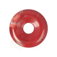 thumb-Rode Jaspis Donut hanger Nr 16 - Ø 3 cm-3