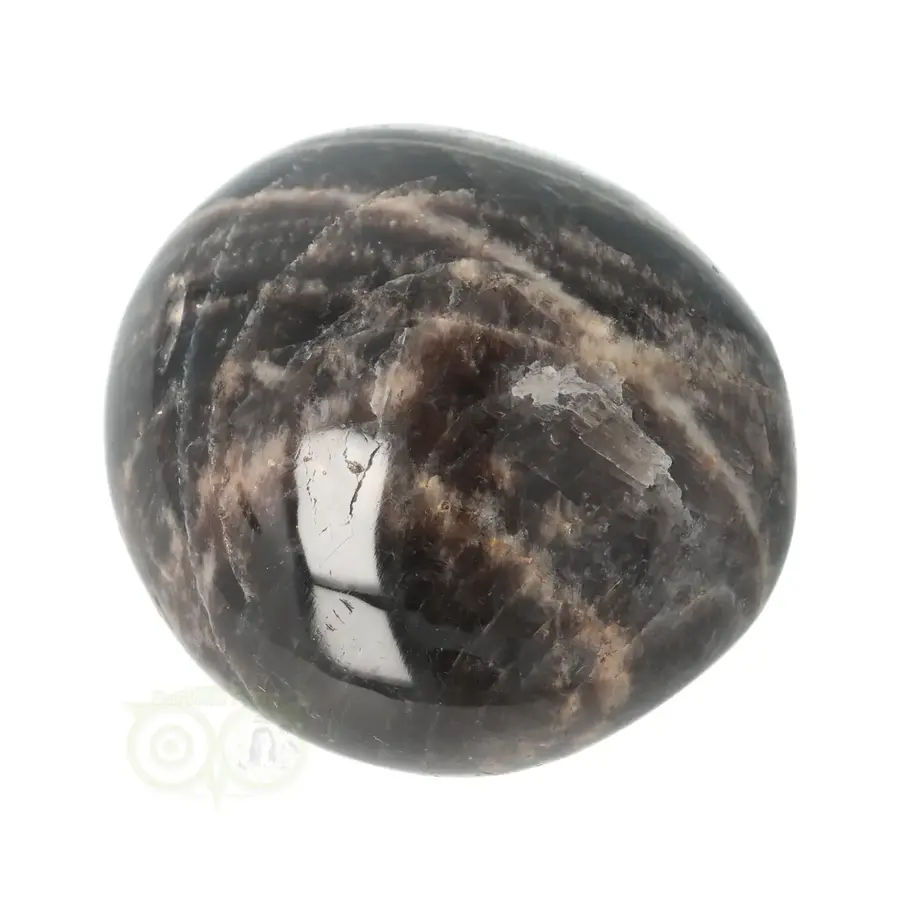 Zwarte Maansteen handsteen  Nr 81 - 153 gram - Madagaskar-4