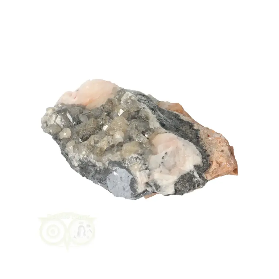 Cerussiet op Bariet cluster Nr 50 - 72 gram - Marokko-2