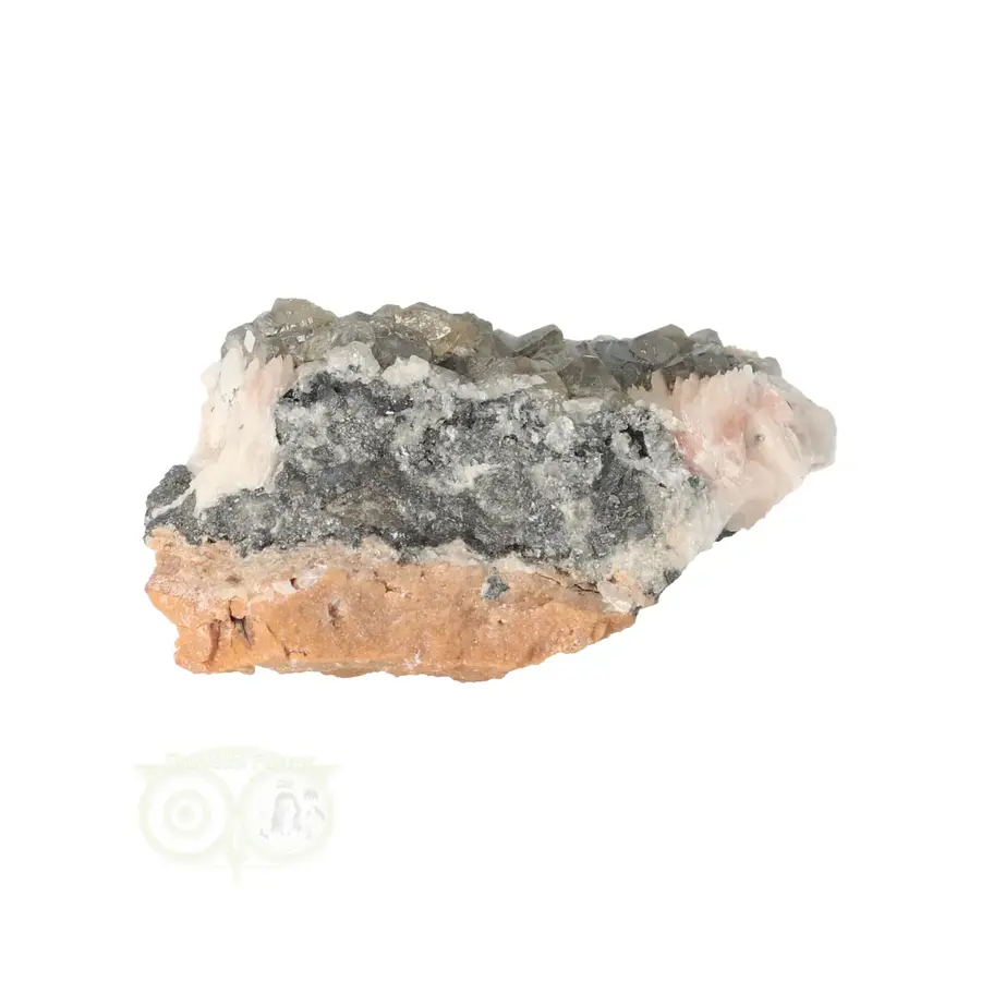 Cerussiet op Bariet cluster Nr 50 - 72 gram - Marokko-4