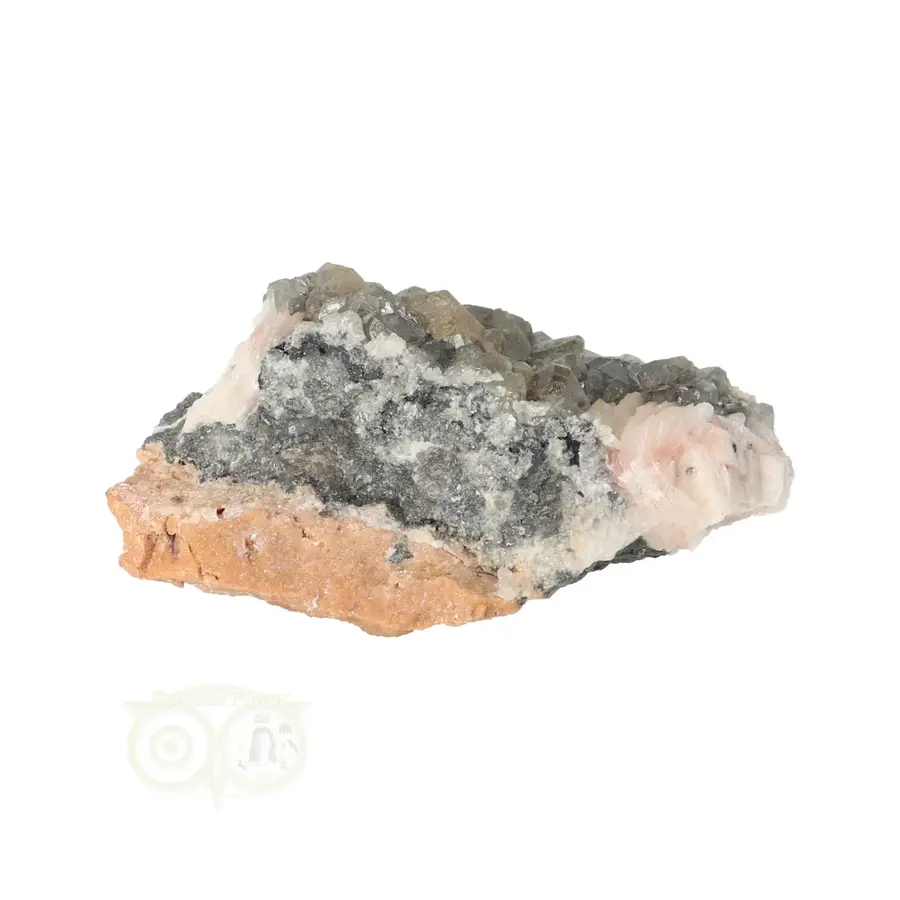 Cerussiet op Bariet cluster Nr 50 - 72 gram - Marokko-5