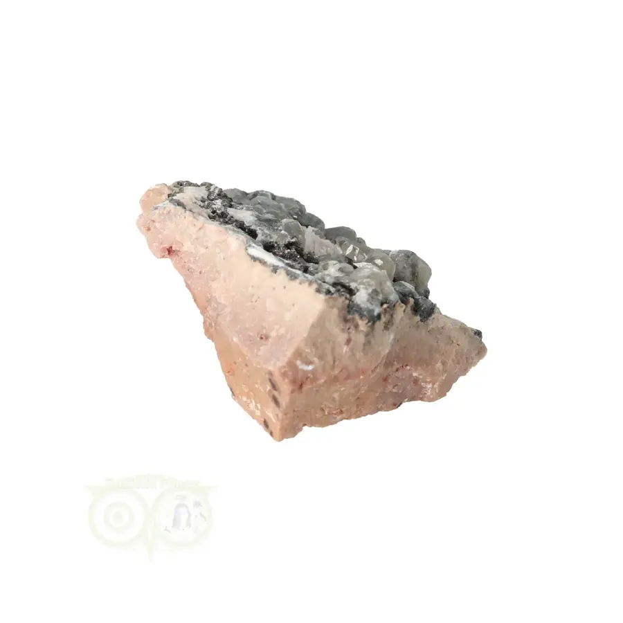 Cerussiet op Bariet cluster Nr 51 - 58 gram - Marokko-5