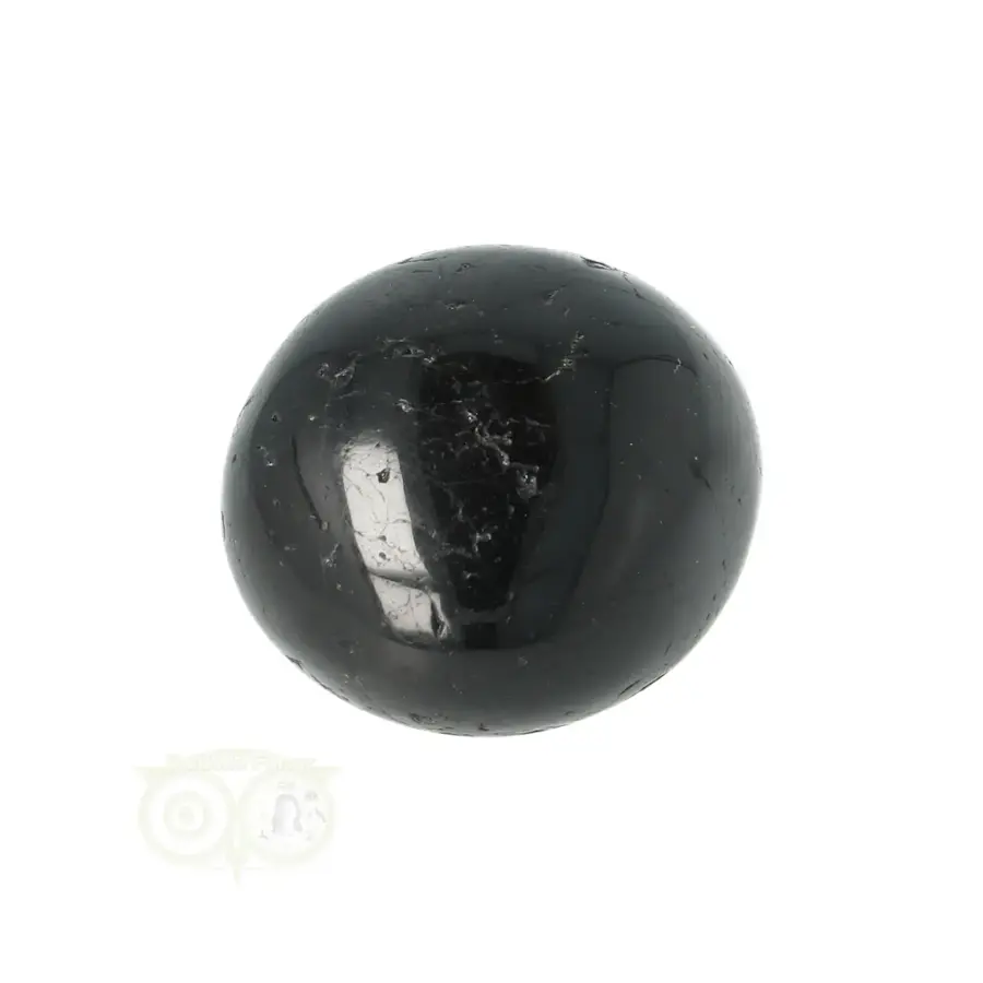Zwarte Toermalijn trommelsteen Nr 31  - 29 gram-5