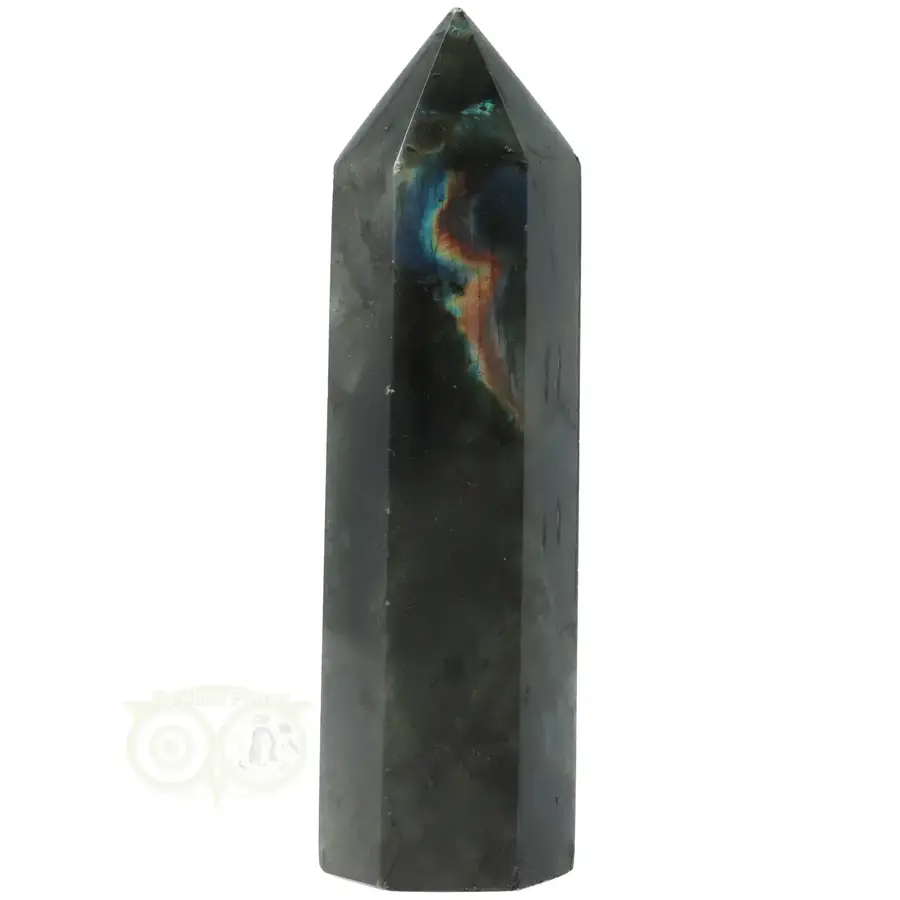 Labradoriet punt - obelisk  Nr 6  - 146 gram-1