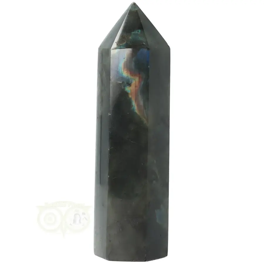 Labradoriet punt - obelisk  Nr 6  - 146 gram-2