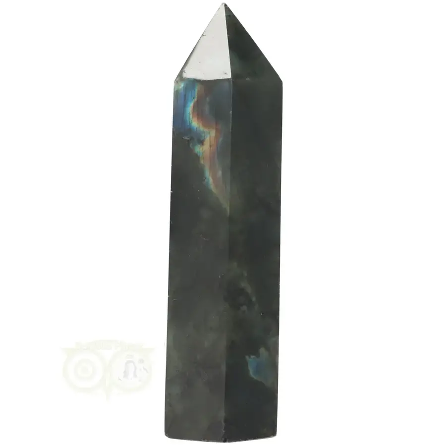 Labradoriet punt - obelisk  Nr 6  - 146 gram-3