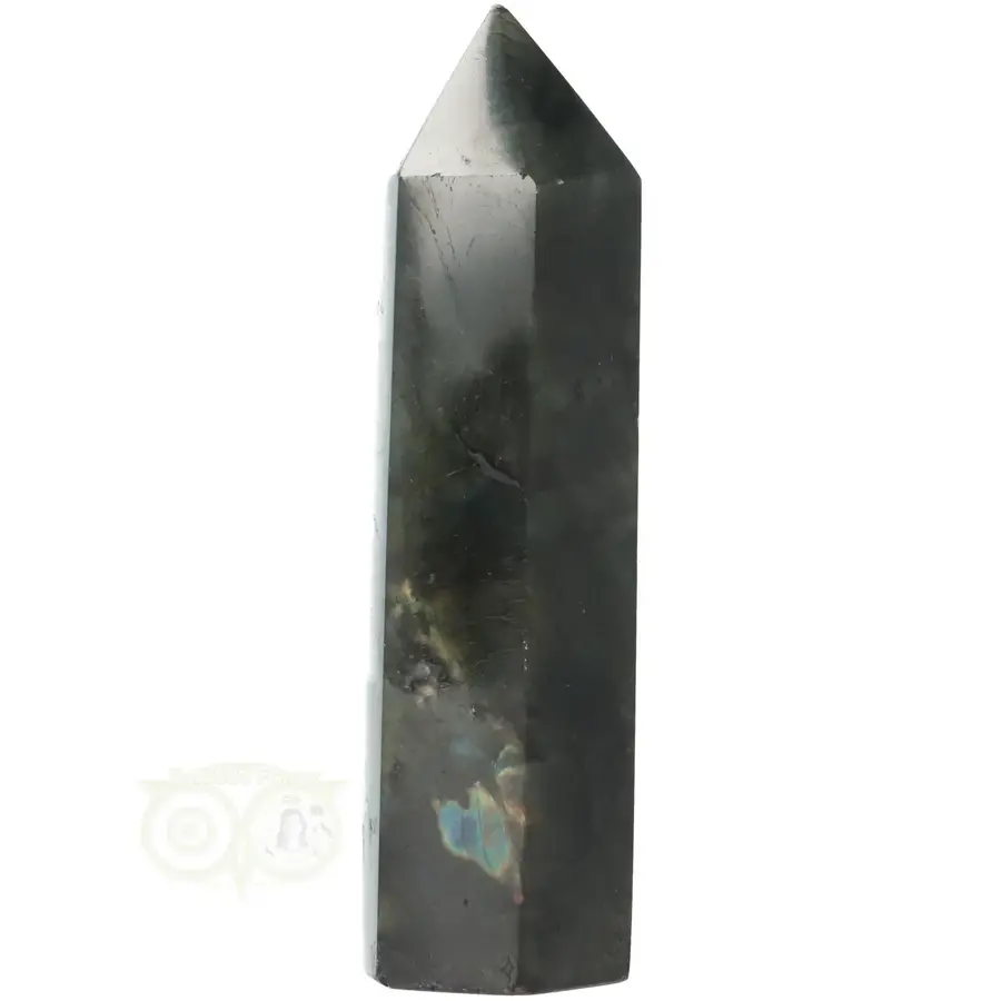 Labradoriet punt - obelisk  Nr 6  - 146 gram-5