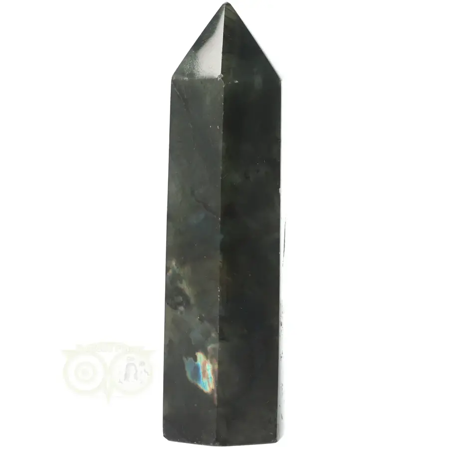 Labradoriet punt - obelisk  Nr 6  - 146 gram-6