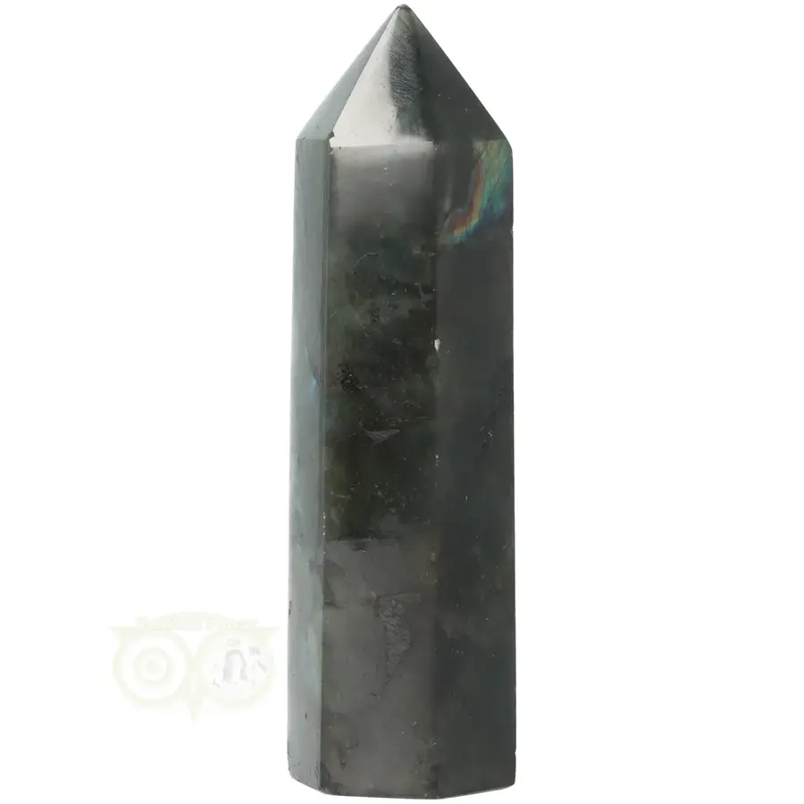Labradoriet punt - obelisk  Nr 6  - 146 gram-7