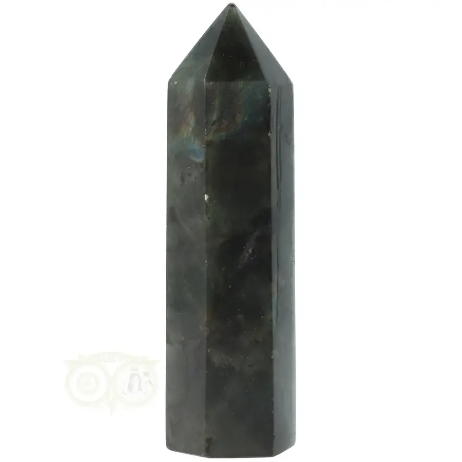 Labradoriet punt - obelisk  Nr 6  - 146 gram-9