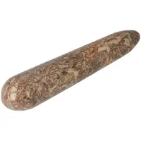 thumb-Fossielen schelpen Jaspis massagestick Nr 5 - 167 gram-3