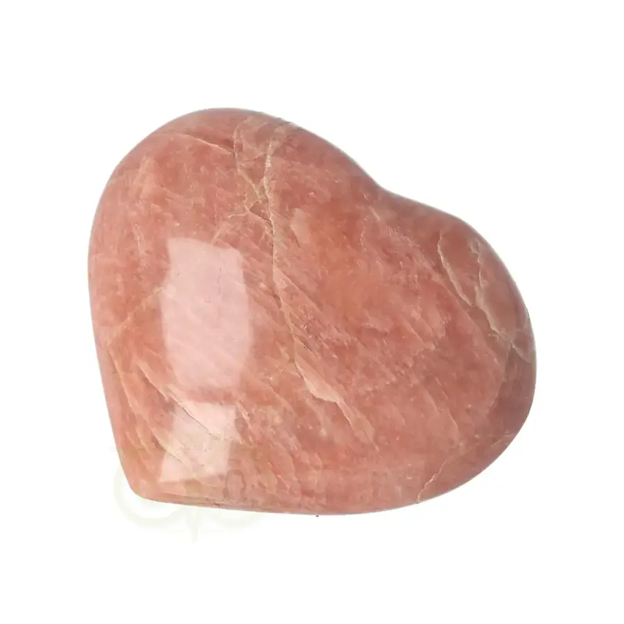 Roze Maansteen hart Nr 23 - 175  gram - Madagaskar-6