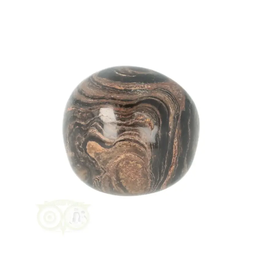 Stromatoliet trommelsteen Nr 37 - 17 gram-6