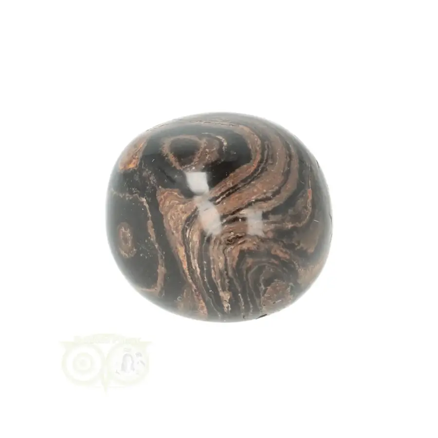 Stromatoliet trommelsteen Nr 37 - 17 gram-9