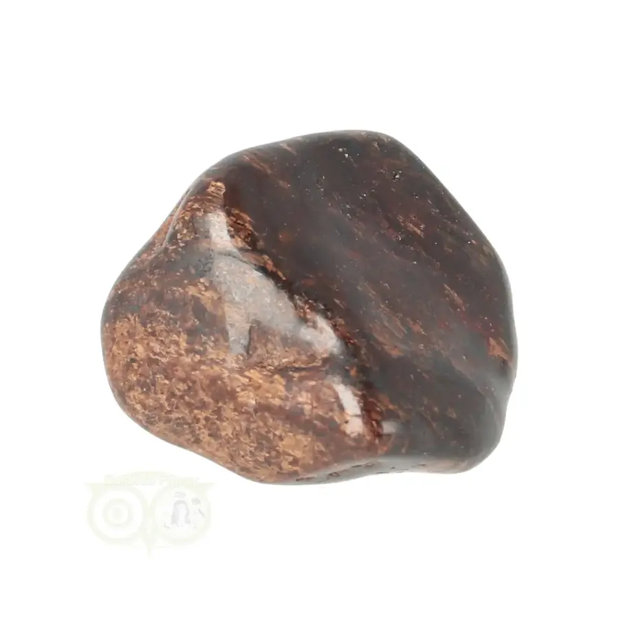 Bronziet trommelsteen Nr 30 - 14 gram-1