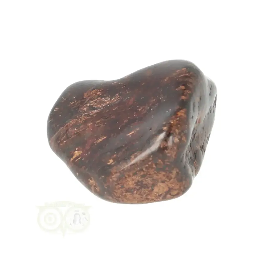 Bronziet trommelsteen Nr 30 - 14 gram-3