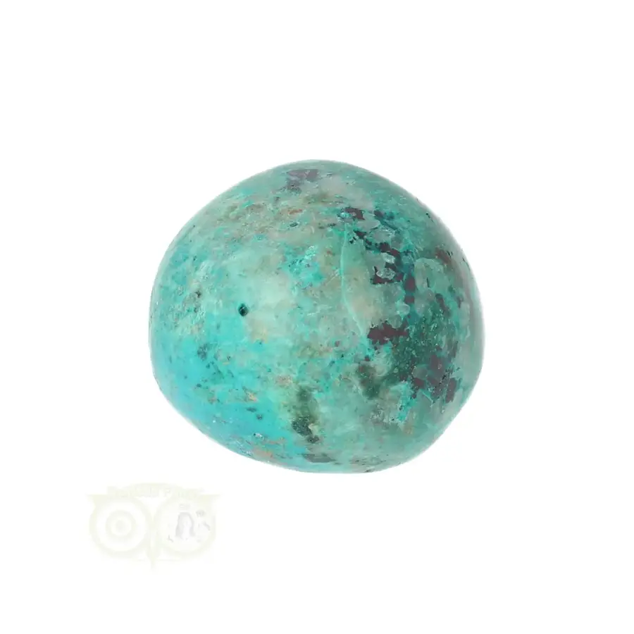 Chrysocolla trommelsteen Nr 30  - 18  gram-1