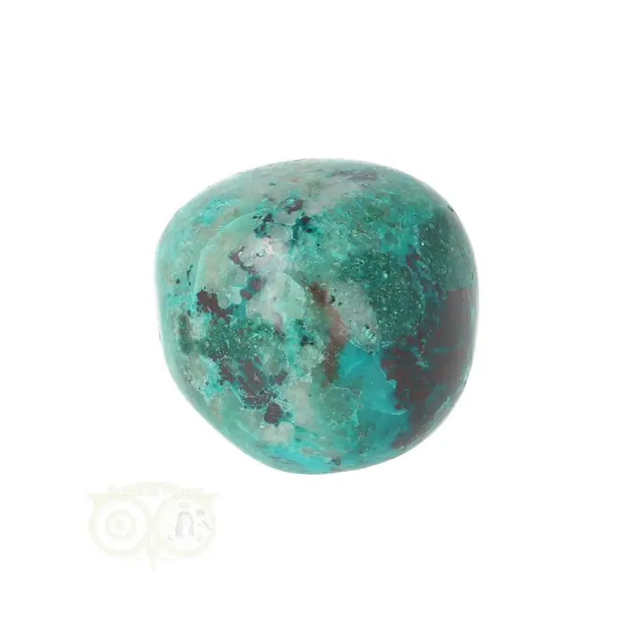 Chrysocolla trommelsteen Nr 30  - 18  gram-2