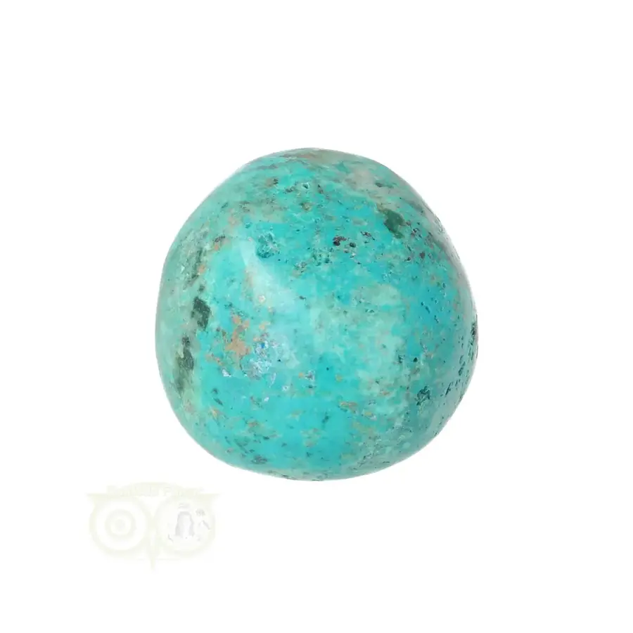 Chrysocolla trommelsteen Nr 30  - 18  gram-9