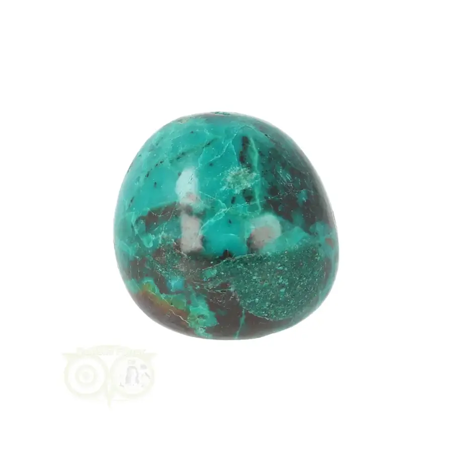 Chrysocolla trommelsteen Nr 31  - 15  gram-4