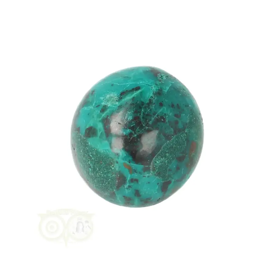 Chrysocolla trommelsteen Nr 31  - 15  gram-5