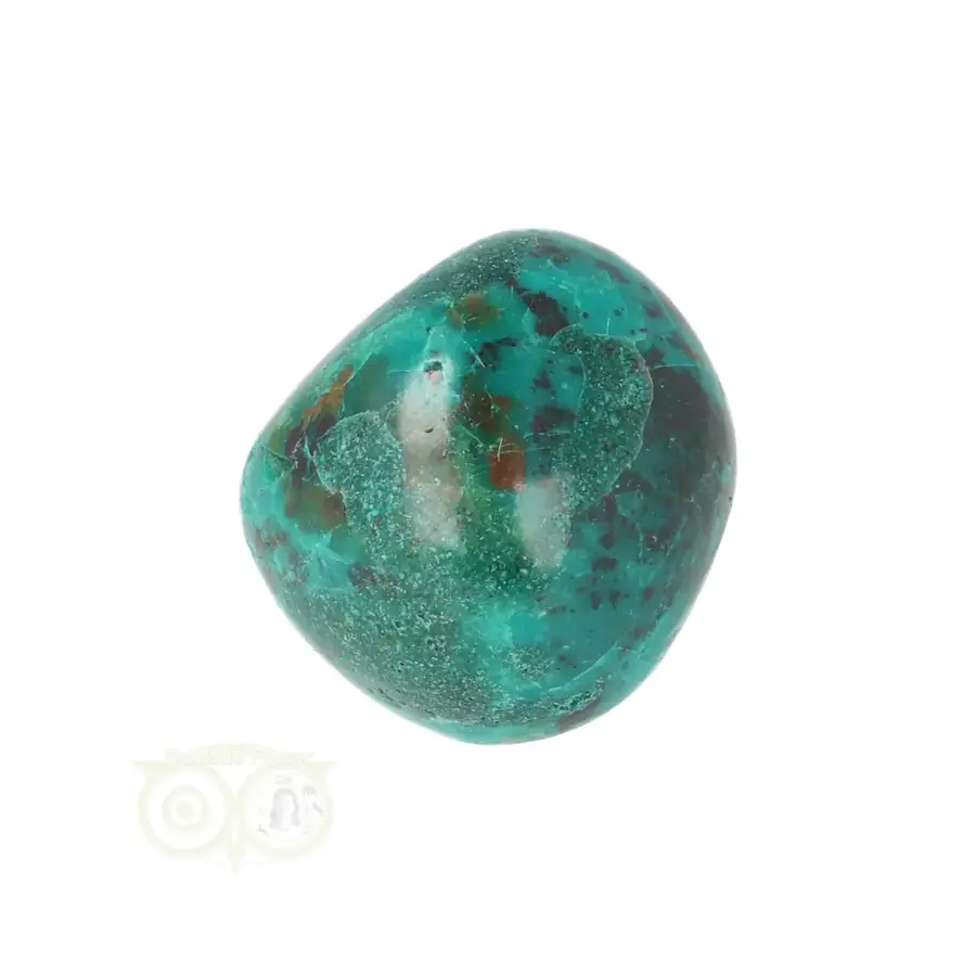 Chrysocolla trommelsteen Nr 31  - 15  gram-6