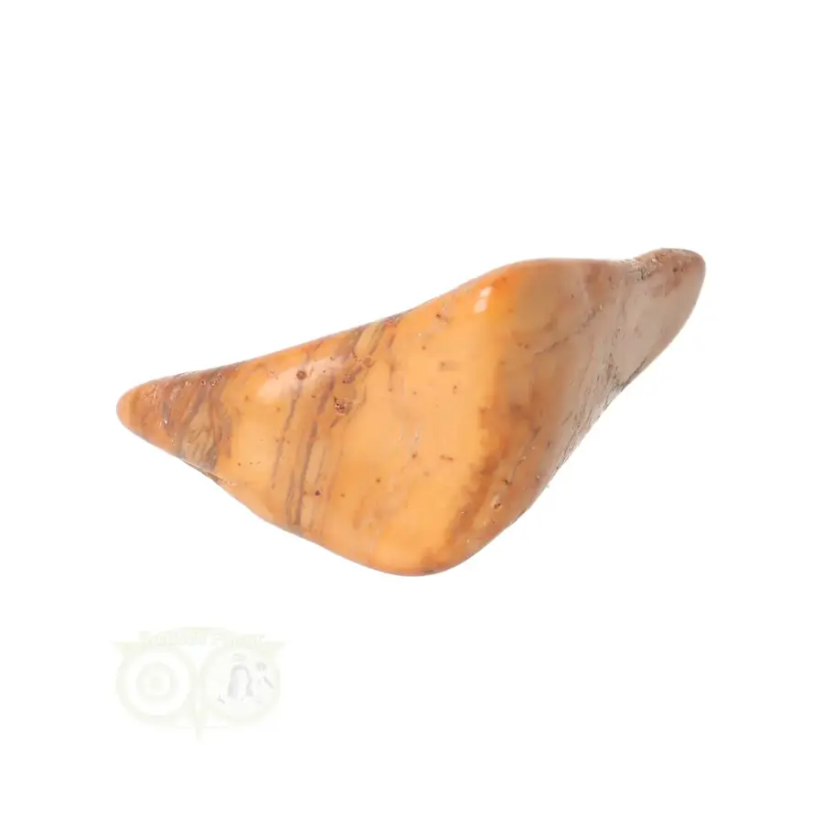 Gele Jaspis trommelsteen Nr 25 - 26 gram - Zuid Afrika-3