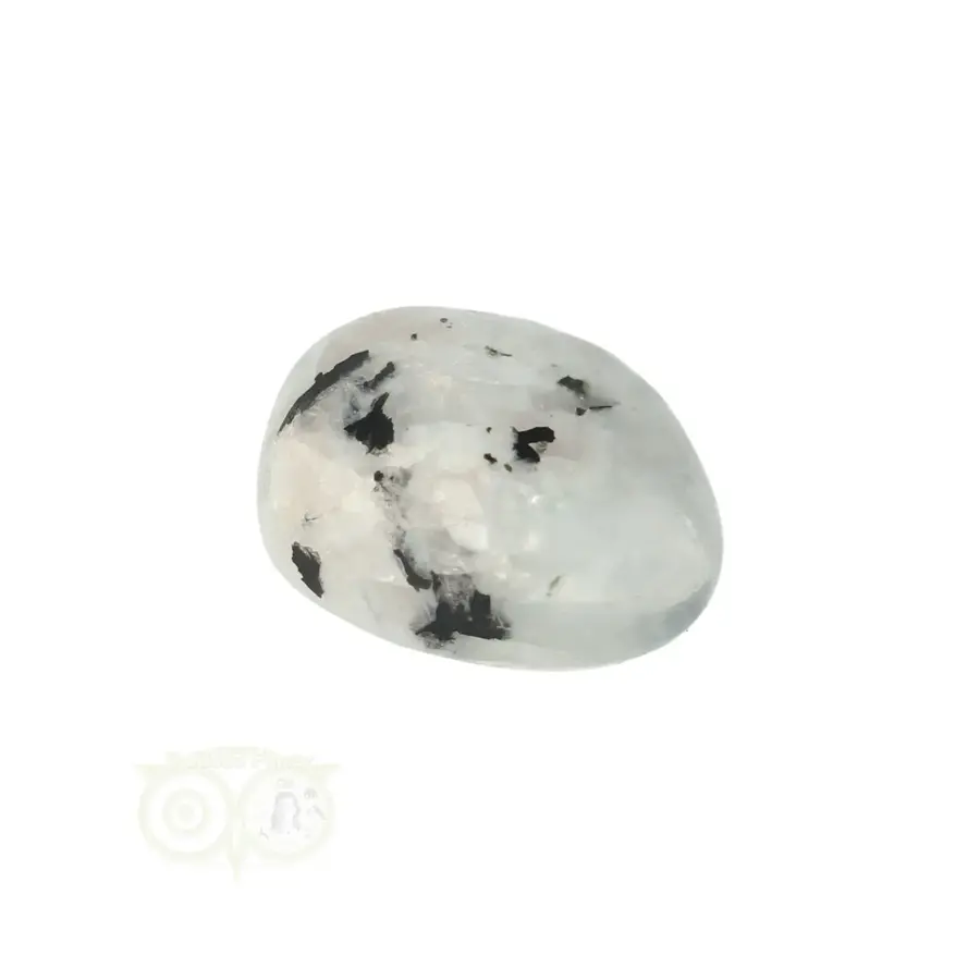 Regenboog Maansteen trommelsteen Nr 35 - 14 gram - India-5