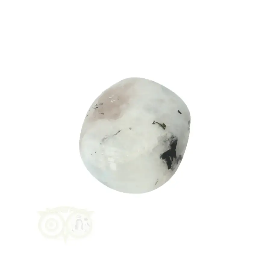 Regenboog Maansteen trommelsteen Nr 35 - 14 gram - India-7