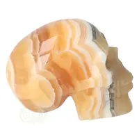 thumb-Oranje Calciet schedel Nr 273 - 636 gram-7