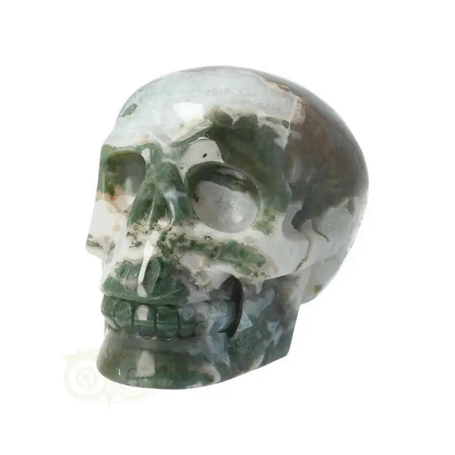 Mosagaat - Bergkristal geode schedel Nr 278 - 982 gram-4