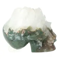 thumb-Mosagaat - Bergkristal geode schedel Nr 289 - 1051 gram-6