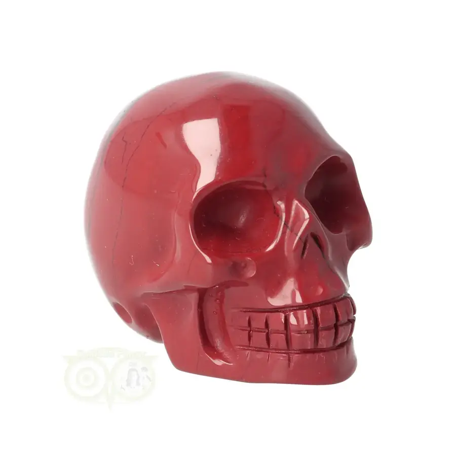 Rode Jaspis schedel Nr 17 - 104 gram-1