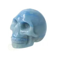 thumb-Blauwe kwarts schedel Nr 25 - 90 gram-4