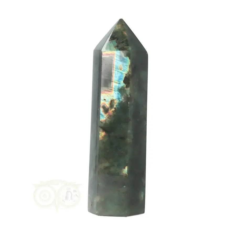 Labradoriet punt - obelisk  Nr 8  - 184 gram-1