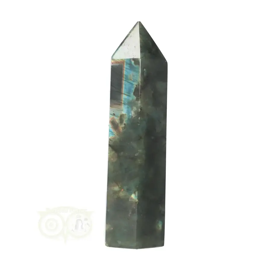 Labradoriet punt - obelisk  Nr 8  - 184 gram-2