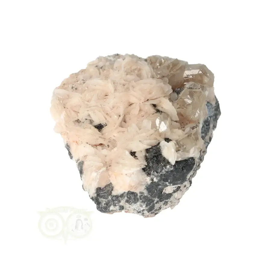 Cerussiet op Bariet cluster Nr 52 - 170 gram - Marokko-4