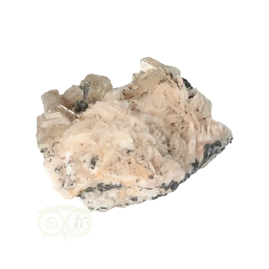 Cerussiet op Bariet cluster Nr 52 - 170 gram - Marokko-10