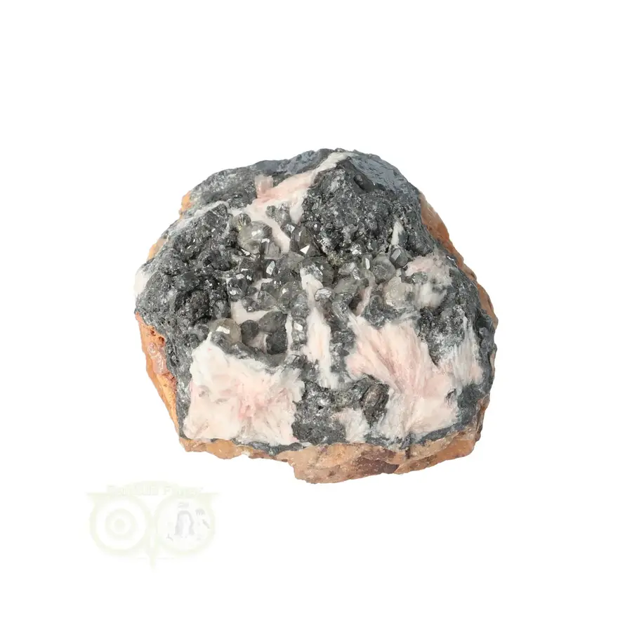 Cerussiet op Bariet cluster Nr 54 - 121 gram - Marokko-3