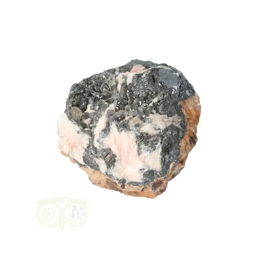 Cerussiet op Bariet cluster Nr 54 - 121 gram - Marokko-4